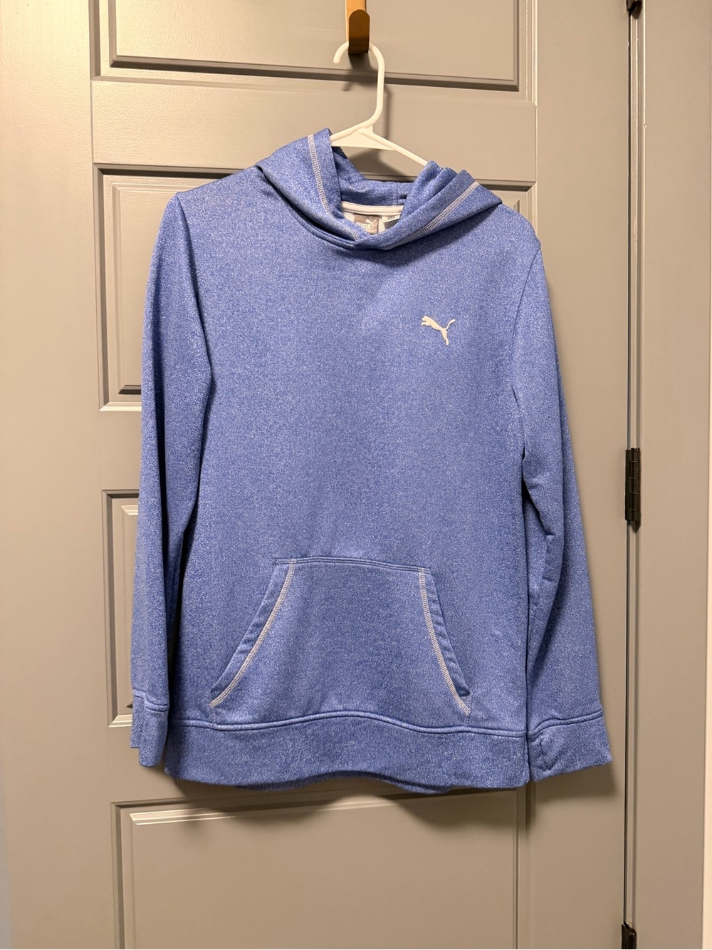 Puma Blue Hooded Pullover Sweatshirt XL